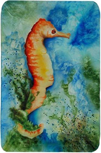 Kubla Craft - Capiz Shell Tray - 8" x 5.5" - Seahorse