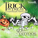 Haunted House - 50 Halloween Temporary Tattoos