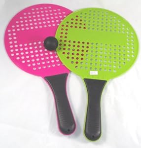 Summer Wave Beach Paddle Set (Green & Pink)