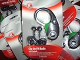Small Fm Radio with Clip on Ring