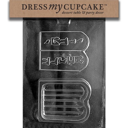 Dress My Cupcake DMCR054 Chocolate Candy Mold, Ten Commandments Box
