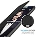 Galaxy S6 Case - Maxboost® Galaxy S6 Wallet Case [Lifetime Warranty] Premium Protective PU Leather Flip Card Cases [Ultra Slim] with Card Slot Holster and High-Grade TPU Casing [Folio Style] Samsung S6 Case Flip Hard Cover For Samsung Galaxy S6 release 2015 - Retail Packaging - Black