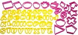 Kitchen Craft Lets Make Fifty-Two Piece Plastic Cookie Cutter Set with Storage Jar  from Lets Make
