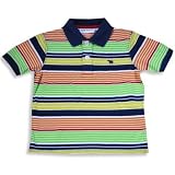 Cool Island - Toddler Boys and Boys Short Sleeve Striped Pique Polo, Multi