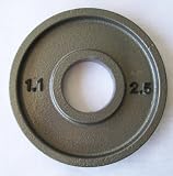 2.5 lb. Grey Olympic Plates (Pair)