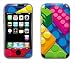 Blocks Design Decal Protective Skin Sticker for Apple iPhone