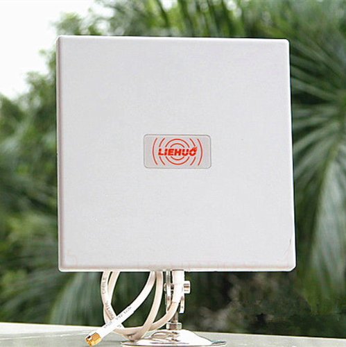 Huhushop(TM) Antenna Panel 2.4Ghz 14 dbi High Gain WiFi Wlan Extender Directional Long Range Save  Huhushop(TM) Antenna Panel 2.4Ghz 14 dbi High Gain WiFi Wlan Extender Directional Long Range