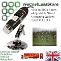 WCL-USBM005 Discovery Deluxe USB Microscope with x500 Magnification & Flexi Alloy Stand