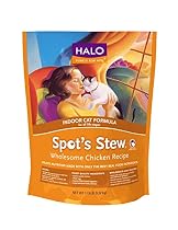 Halo Spot's Stew Holistic Dry Cat Food, Wholesome Chicken, 11.5 LB Bag of Indoor Cat Food and Kitten Food

