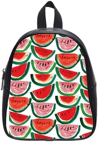 Funny Pineapple Watermelon Kid's School Bag Fruit PU leather Backpack