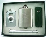 OUTDOOR GESCHENK-SET mit Flachmann, Multitool, Lampe und mehr