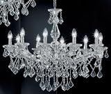 10 Light Bohemian Crystal Chandelier