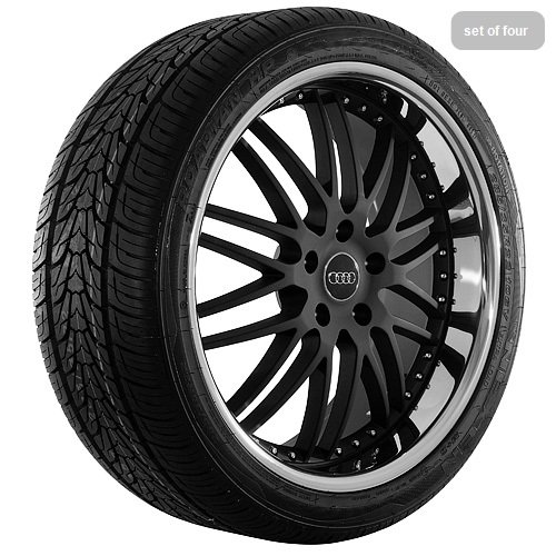 22 Inch black 105 Series Wheels Rims and Tires