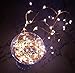 Qualizzi Fairy Lights 33 Foot / 100 Leds Warm White Color. Amazingly Bright - Ultra-Thin Flexible Easy To Wrap Copper Wire. Fairy Light Effect. Travel Plug
