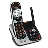 AT&T 32100 DECT 6.0 Cordless Phone, Silver/Black, 1 Handset