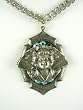 Small Rocker Jewelry Geisha Girl Pendant Geisha Necklace
