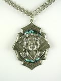 Small Rocker Jewelry Geisha Girl Pendant Geisha Necklace