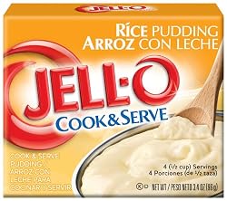 Jell-O Cook & Serve Rice Pudding, 3.4-Ounce Boxes (Pack of 24)