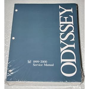 1999-2000 Honda Odyssey Factory Service Manual: Honda Motor Company 