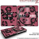 DJ Hero Skin Leopard Pink fits Nintendo Wii DJ Heros (DJ HERO NOT INCLUDED) ....