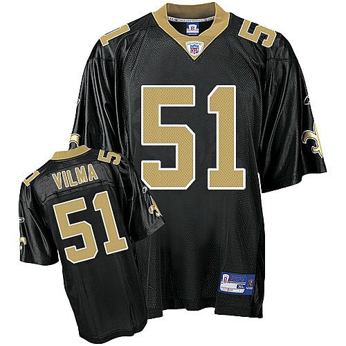 Reebok New Orleans Saints Jonathan Vilma Replica Jersey Large