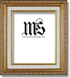 Frame for Picture Photo Diploma or Poster, Gold, style #614