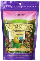 Lafeber's Gourmet Sunny Orchard Nutri-Berries for Parrots 10 oz bag
