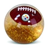 Pack of 3 NFL Pittsburgh Steelers Light-Up Football Super Balls