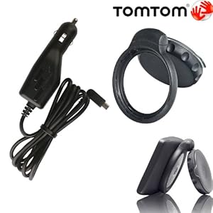 TOMTOM Original OEM Easyport Mount and Car Charger Cable Cord Kit for TOM TOM XXL 530 530S 535 535T 540 540 540M 540WTE 550 550M 550T 555 555T M T WTE GPS Navigators TOMTOM Original OEM Easyport Mount and Car Charger Cable Cord Kit for TOM TOM XXL 530 530S 535 535T 540 540 540M 540WTE 550 550M 550T 555 555T M T WTE GPS Navigators