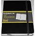 idena _ Notizbuch DIN A6 _ kariert _ 192 Seiten _ Schwarz