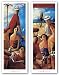 La Camarera and Chismes Set by Didier Lourenco 12"x36" Art Print Poster