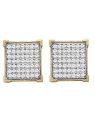 0.33ct-Dia Micro-Pave Earrings