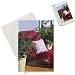 Garden Recliner Chair Jigsaw Puzzle of WOVEN WICKER SUN LOUNGER CHAIR WITH PINK BLANKET a PLAID PATTERN CUSHION ON from Garden World Images