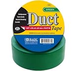 Bazic Duct Tape, 1.89 x 60 Yards, Green (Case of 12) (974-12)