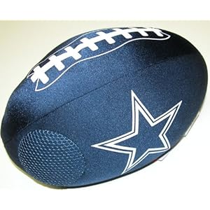 Dallas Cowbows NFL iPod Player Ball Personal Pillow Speaker