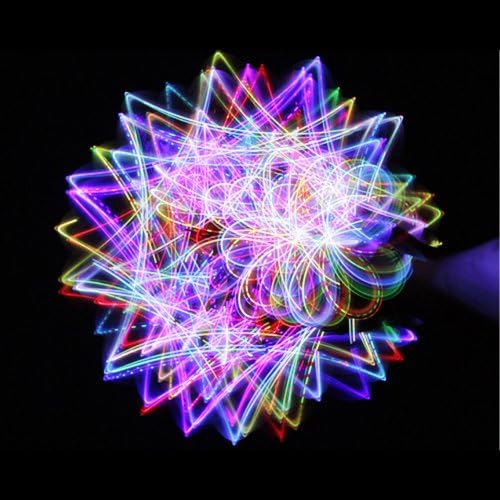 4-light Slow Color Changing RAINBOW FUSION LED Rave Orbital Orbit Light Show NEW 2014