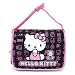 Sanrio Hello kitty Messenger Bag - Black Tulip Flowers Large Bag
