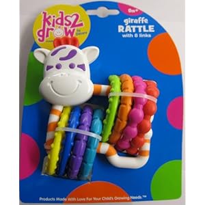 Kids 2 Grow Giraffe Rattle with 8 Links