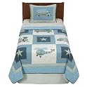 Tiddliwinks Transportation Quilt and Sham Set - Twin