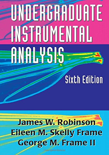 undergraduate instrumental analysis sixth edition
