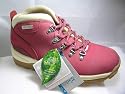 LADIES RED WATERPROOF BOOTS,HIKING,WALKING,LEATHER