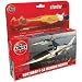 Airfix A50081 Freedom Fighter 1:72 Scale Military Aircraft Category 1 Gift Set including paint glue & brushes