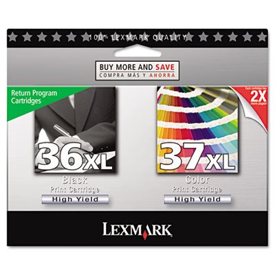 Lexmark 36XL/37XL Combo High-Yield Ink Cartridges (18C2249)thumbnail