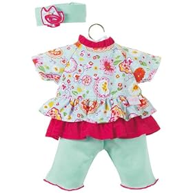 Corolle Mon Premier 12-inch Fashions Turquoise Flowered Set by Corolle