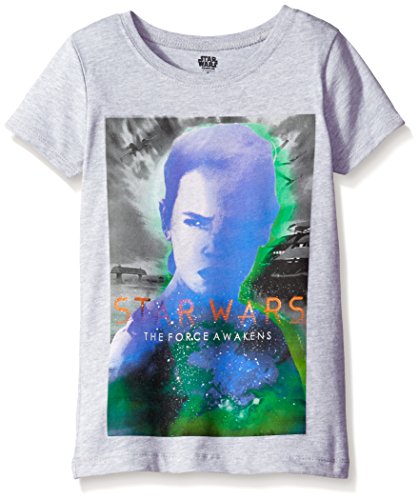 Star Wars' Girls T-Shirt, Rey Grey, X-Large-16