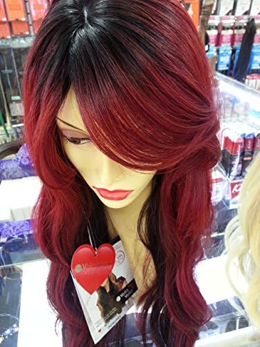 Super Amber 28inch (2R2/99J/Red black root with burgendy Hot Red)