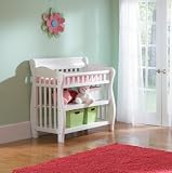 Atlantic Furniture - Versailles Knock Down Changing Table in White