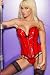 Vinyl Asian Allure Corset With Frogs