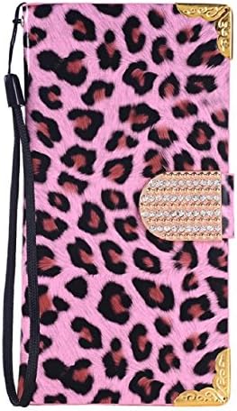 ABC® Luxury Wallet Flip Leather Case Cover for Samsung Galaxy S6 Edge (Pink)