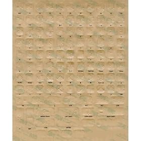 Braille Keyboard Stickers for the Blind and Visually Impaired